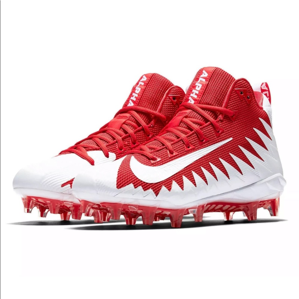 NIKE ALPHA MENACE PRO MID FOOTBALL CLEATS SIZE 12